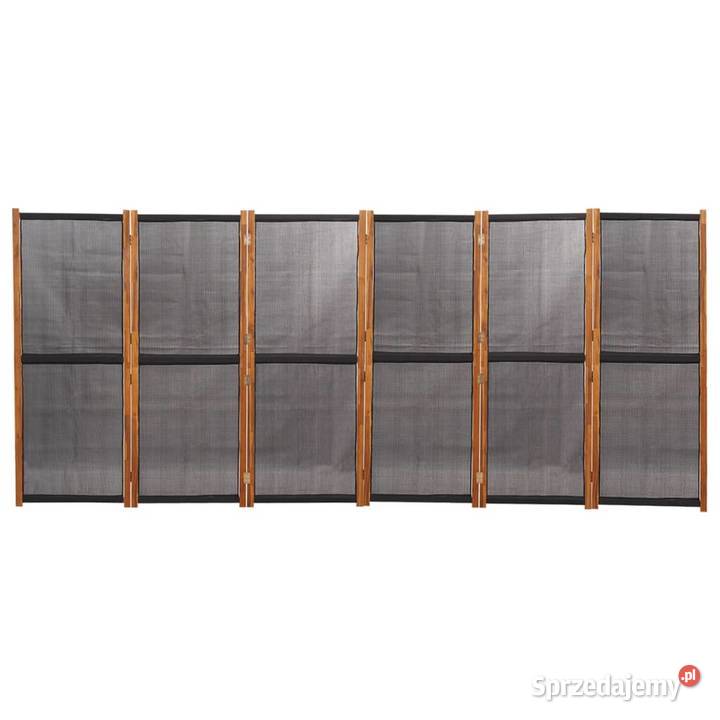 vidaXL Parawan 6panelowy czarnySKU319182 Warszawa sprzedam