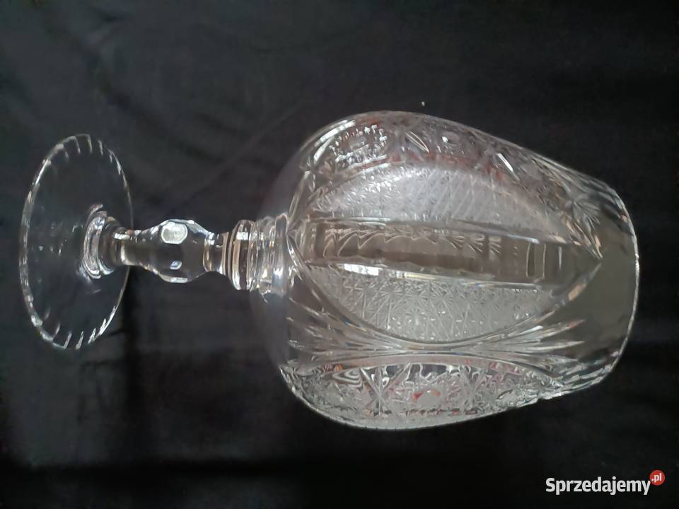 Piękne kryształowe kielichy wazony Gliwice