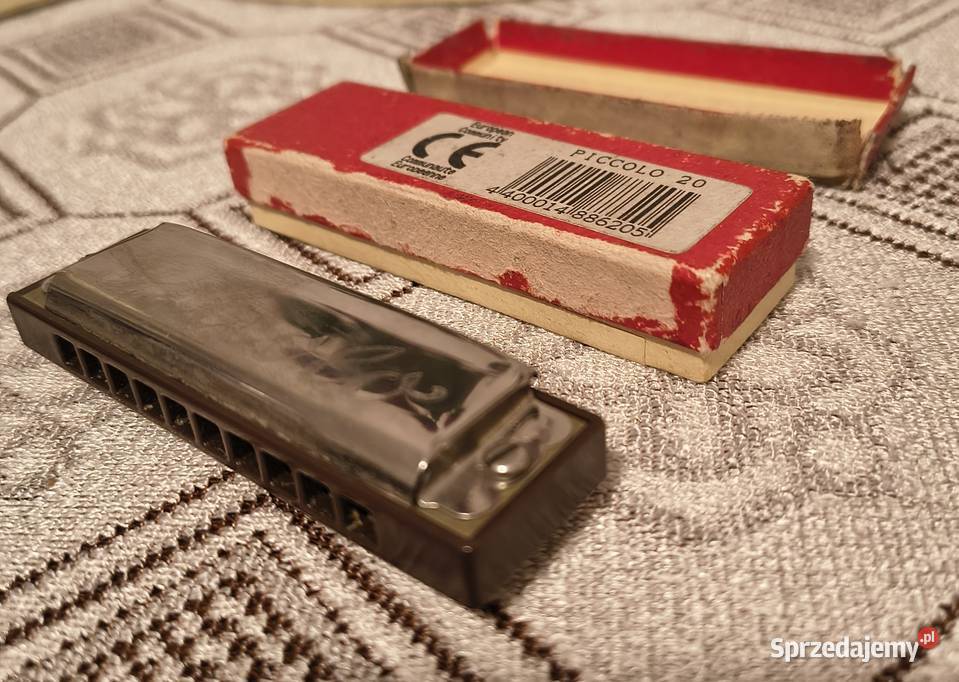 Harmonijka Piccolo zabytkowa opakowanie Łódź