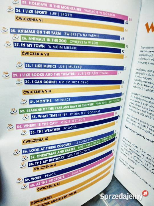 Angielski słownik obrazkowy dzieci książki Warszawa