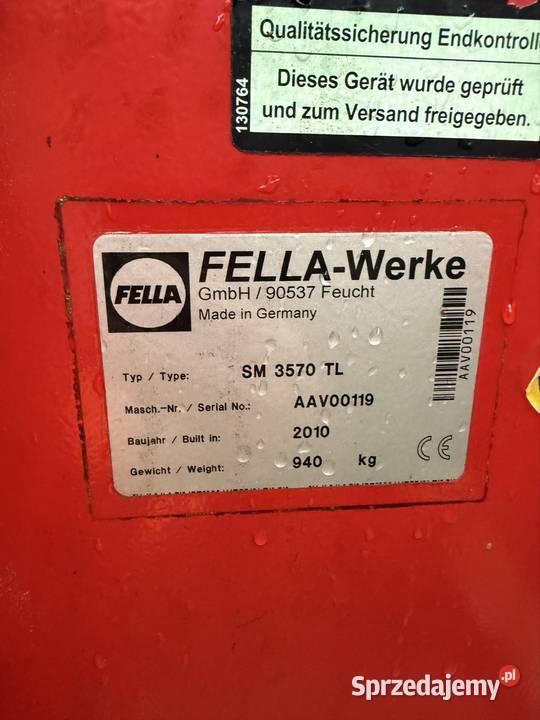 Kosiarka rotacyjna Fella SM 3570 TL Rychwał