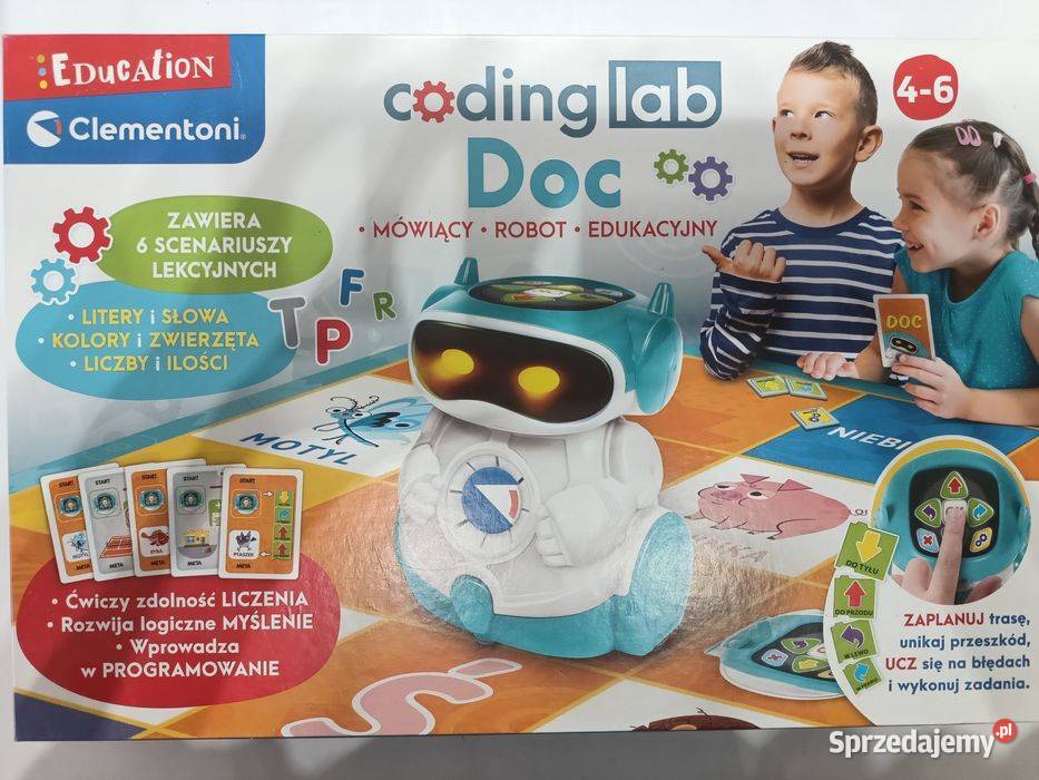 ROBOT EDUKACYJNY INTERAKTYWNY KODOWANIE DOC Clementoni Kraków