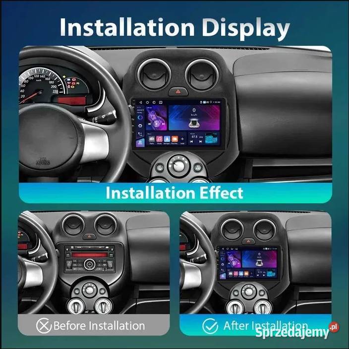 Radio Android 13 Nissan Micra 20102017 gps wifi Ożarowice sprzedam