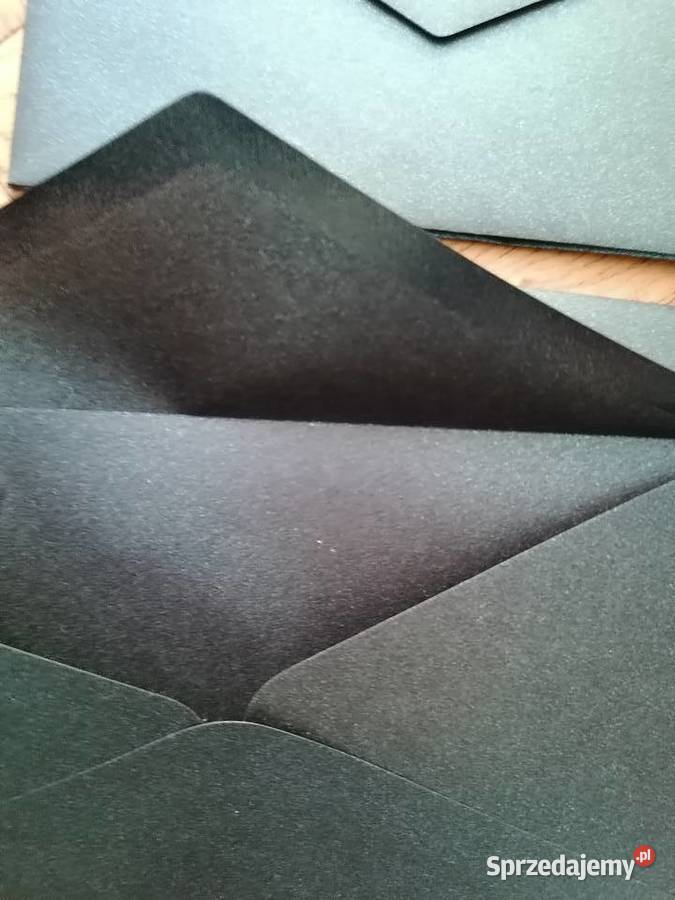 Koperty granatowe z brokatem Gdańsk