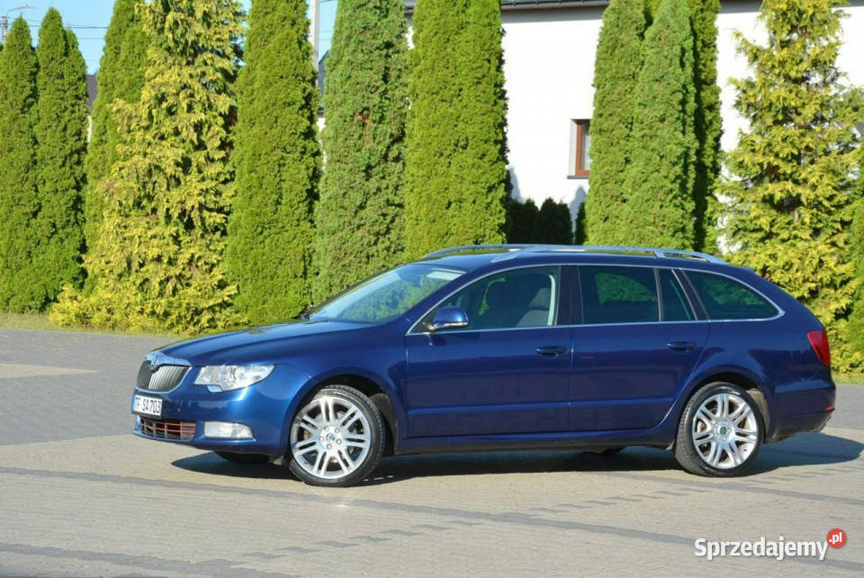 koda Superb Navi elfotel Parktronic Oryginał z mazowieckie Ostrów Mazowiecka