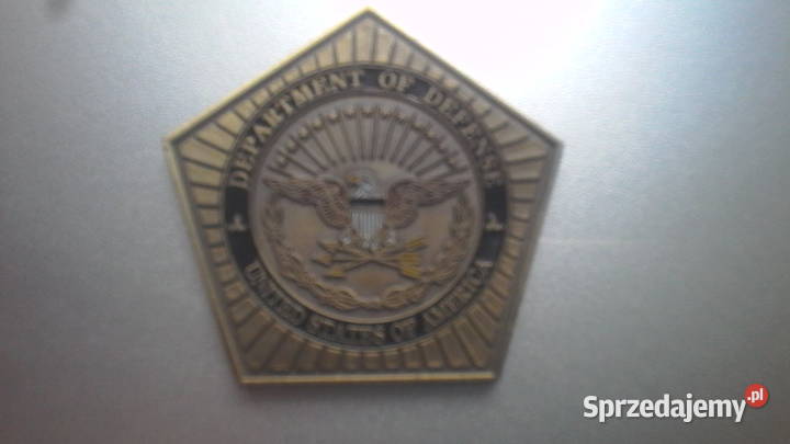 Moneta z napisem MARINE CORPS NAVY PENTAGON ARMY śląskie Wodzisław Śląski
