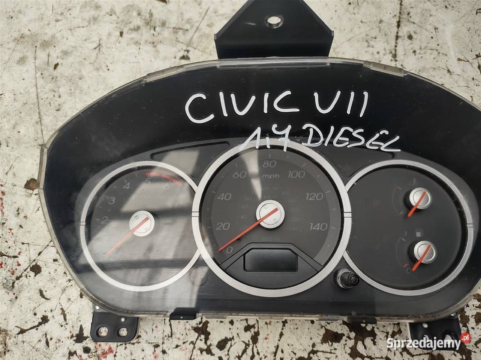 HONDA CIVIC VII 17CDTI lift licznik zegary osobowe Wyposażenie wnętrza Kielce
