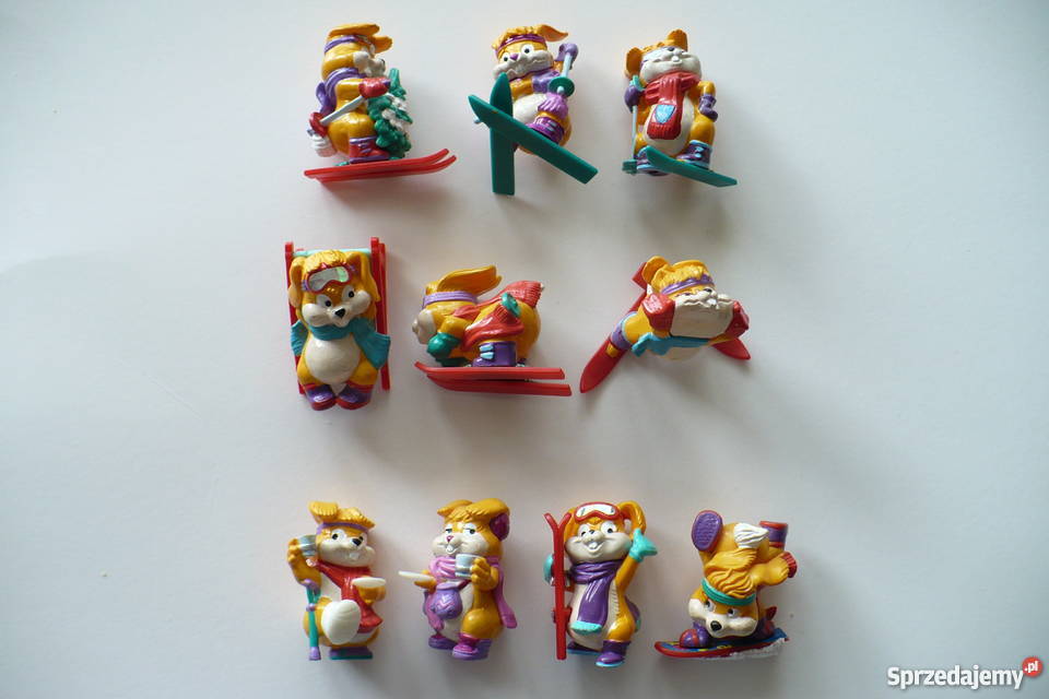 Kinder Niespodzianki seria Zające stan komplet łódzkie Łódź