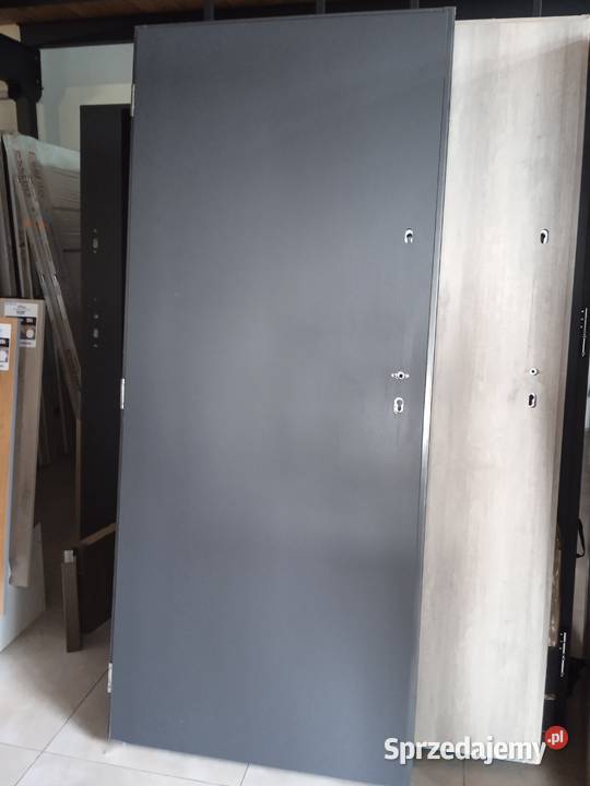 Drzwi z przeszkleniem antracyt 110x220 Łabiszyn