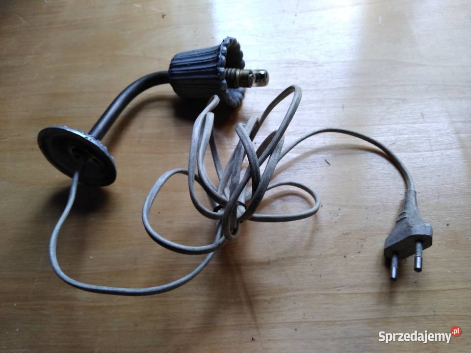 Stara lampka ołtarzowa imitująca płomyk zabytek Dąbrowa Górnicza