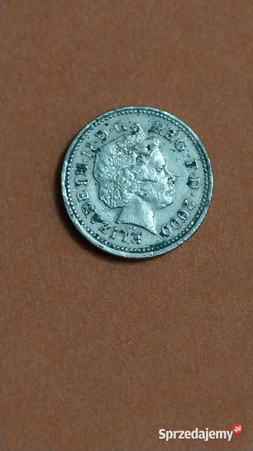 Moneta 1 funt 2000r kujawsko-pomorskie Golub-Dobrzyń