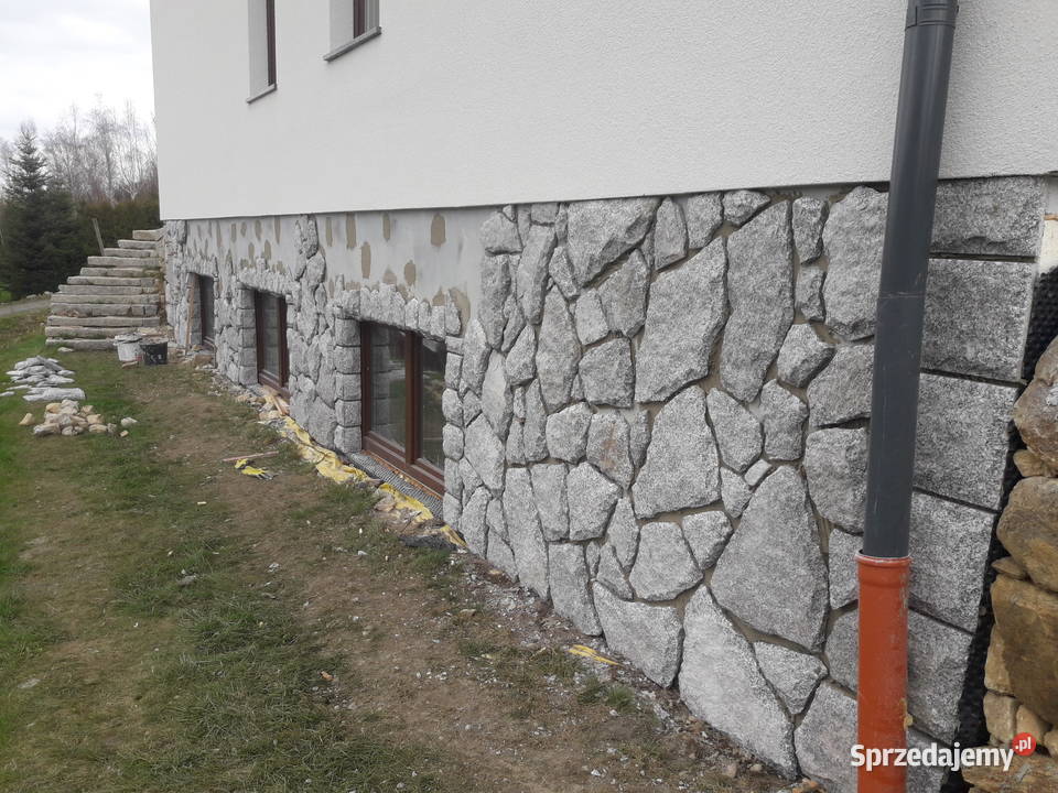 BoniówkaKamień elewacyjny granit Szklarska Poręba