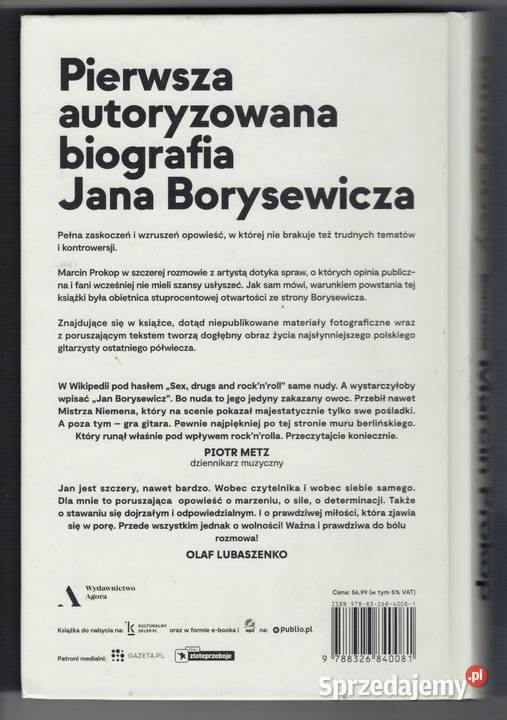 Jan Borysewicz Mniej obcy Autobiografia Marcin