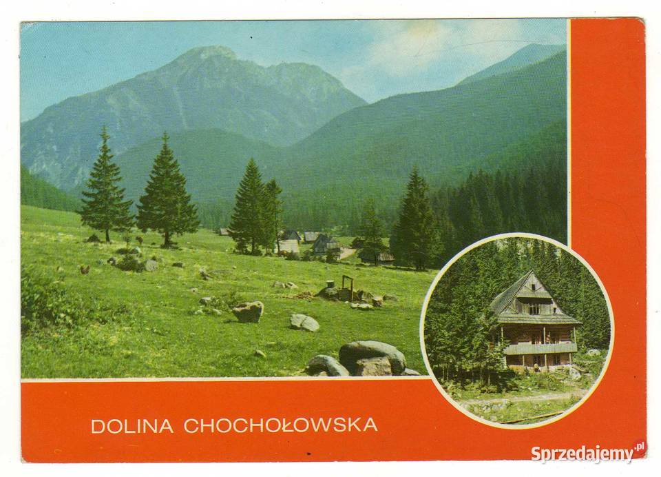 TATRY ZACHODNIE POLANA CHOCHOŁOWSKA POCZTÓWKA Krynki