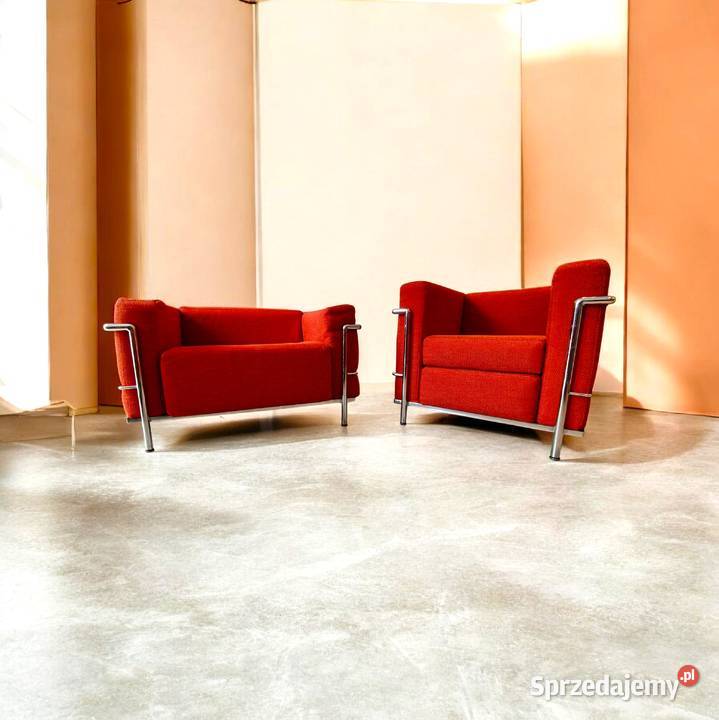 Fotel Le Corbusier LC3 LC2 Cassina vintage Kalisz