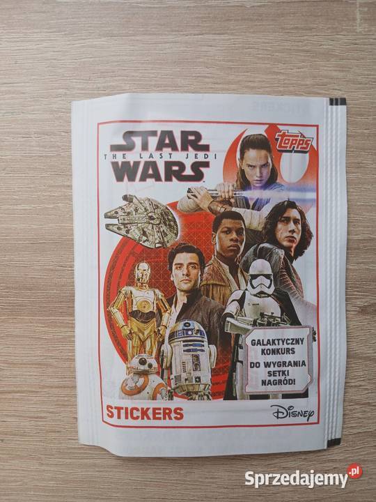 Naklejki star Wars the last jedi saszetka