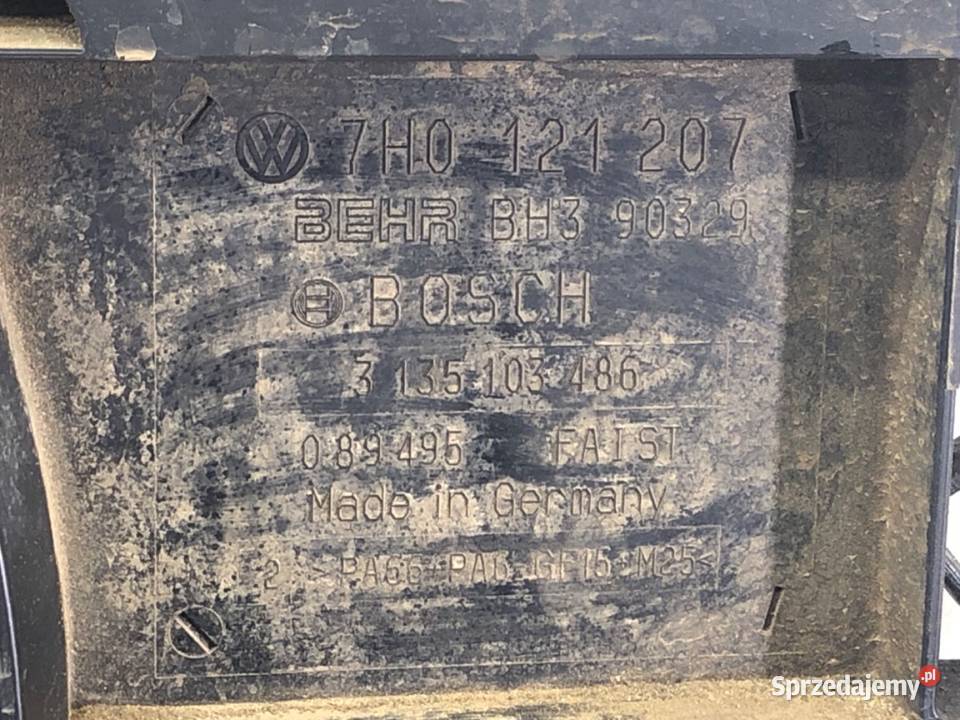 WENTYLATOR CHŁODNICY VW TRANSPORTER T5 19 102