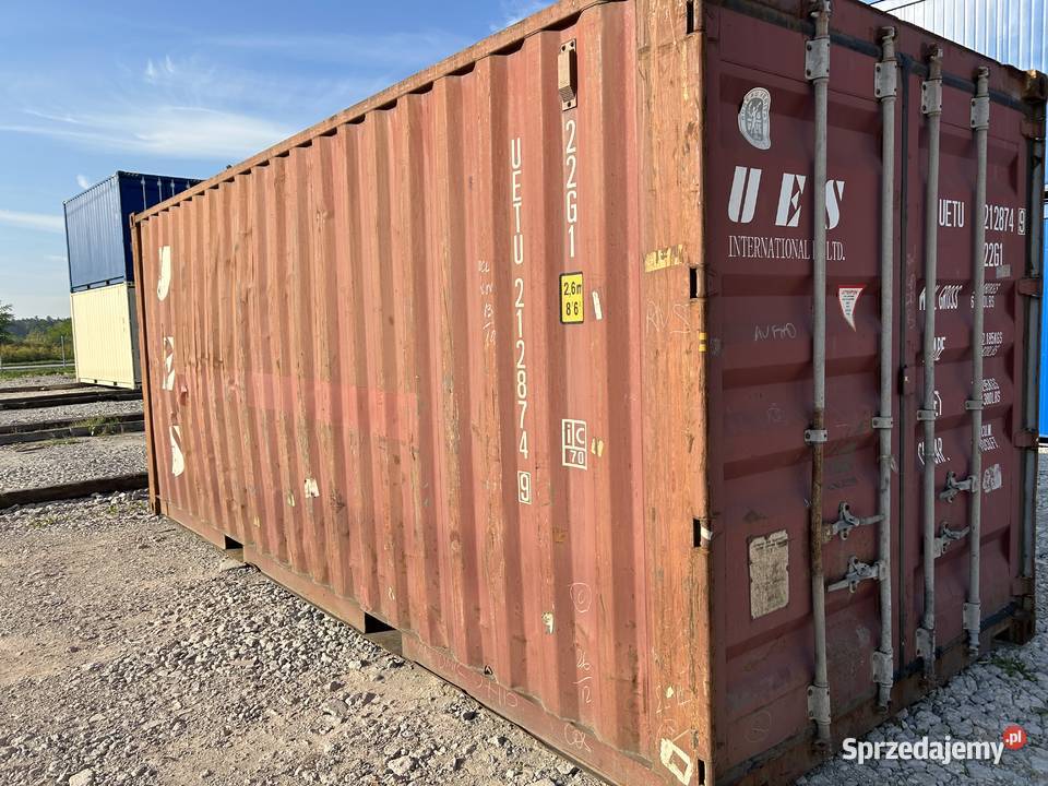Kontener morski magazynowy 20DV 6 metrów magazyn warmińsko-mazurskie