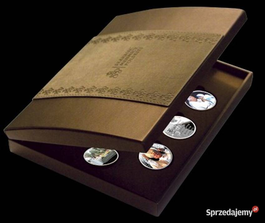 Zestaw Beatyfikacyjny Jan Paweł II 9 x SREBRO Sosnowiec sprzedam