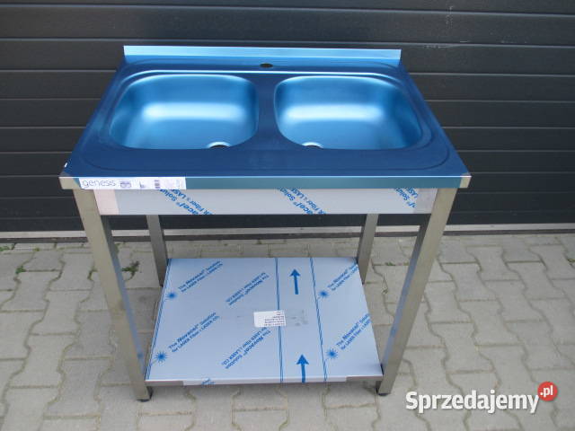 Zlew Gastronomiczny 2 Komorowy Z Półką 806085