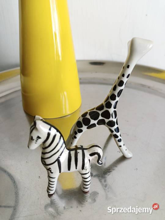 Figurki pikasiaki zebra i żyrafa Chodzież Ćmielów