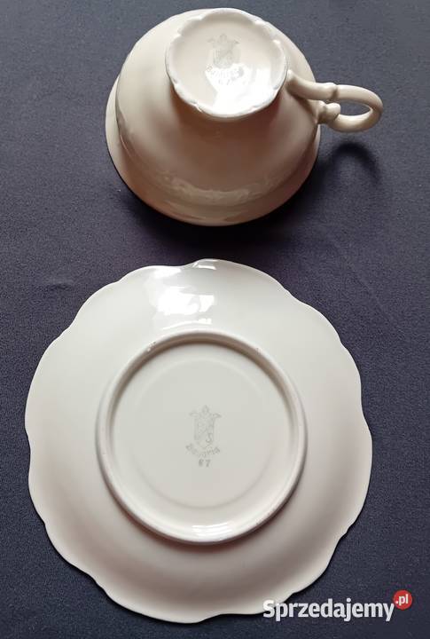Filiżanka duo Schirnding Bavaria Sygnatura z lat Koźminek