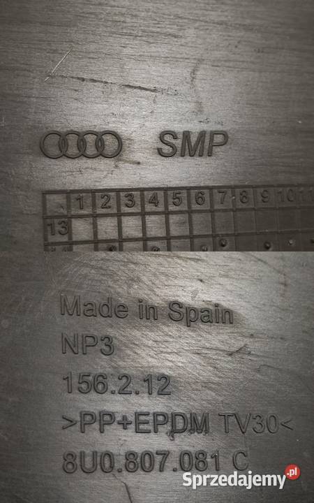 AUDI Q3 8U 14 OSŁONA PASA PRZEDNIEGO 8U0807081C Pleszew