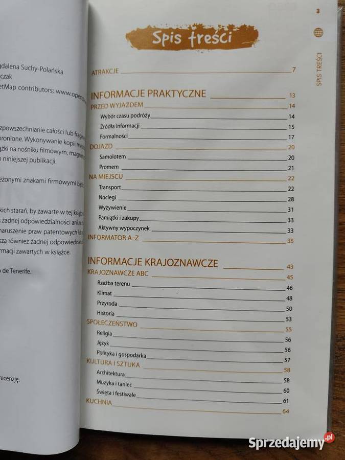 Teneryfa Berenika Wilczyńska Bezdroża przewodnik Mapy i przewodniki Kraków sprzedam