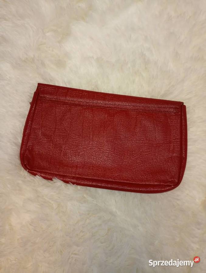 Leather czerwona torebka skórzana do ręki Kraków