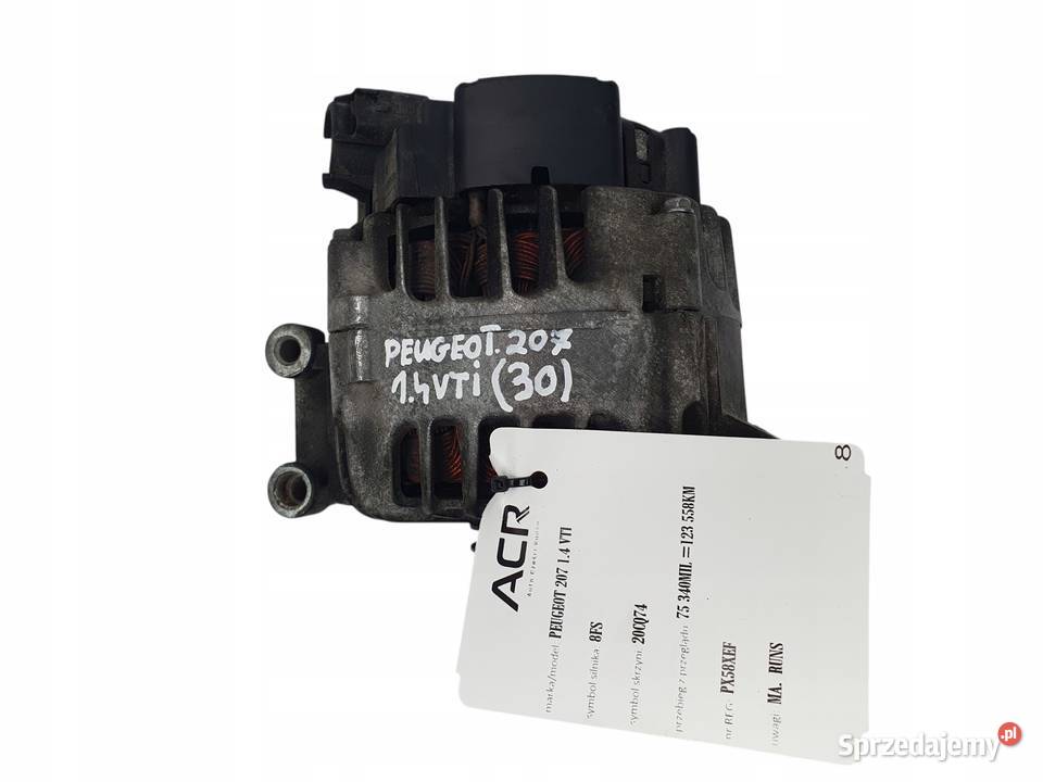 ALTERNATOR Peugeot 207 208 14 VTi Valeo Chełm