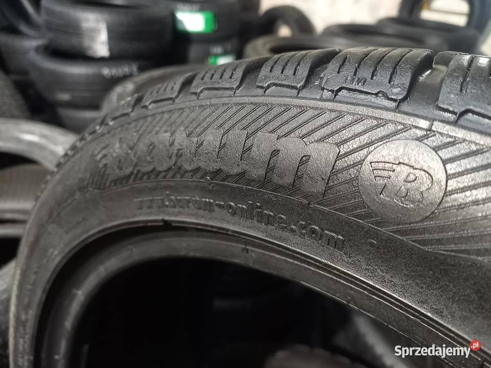 4x Opona UŻYWANA ZIMOWA 22545R17 BARUM 219 225 Samochodowe Opony i felgi Zaścianki