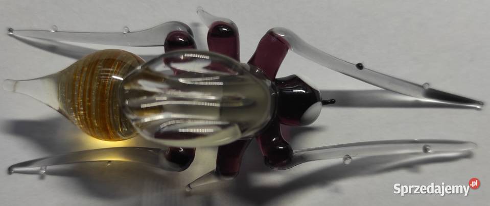 Owad ze szkła szklany szkło artystyczne szklana wielokolorowy