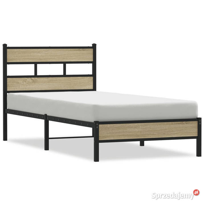 Łóżko bez materaca dąb sonoma 100x200 WM4017249 mazowieckie Warszawa