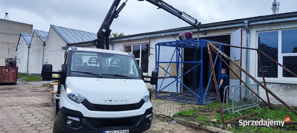 Usługi transportowe transport HDS żuraw dźwig Białystok