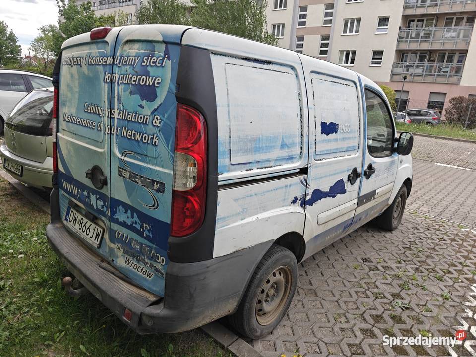 Fiat Doblo Cargo 2008r 19 JTD Salon Vat1 Wrocław sprzedam