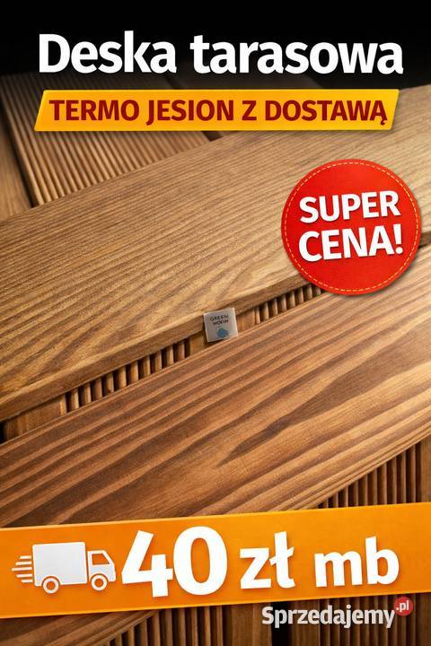 Deska tarasowa z termo jesion Gdańsk