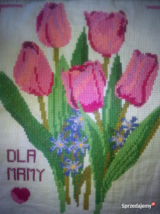 Obrazki wyszywane haftem krzyżykowym Olsztyn