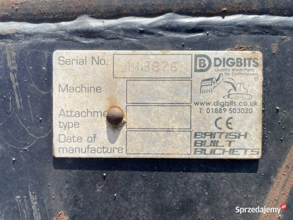 Łyżka skarpówka 120 minikoparka Cat Caterpillar Nowy Sącz