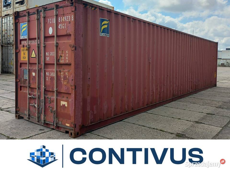 Sprzedam kontener morski magazynowy 40HC Używane Warszawa sprzedam