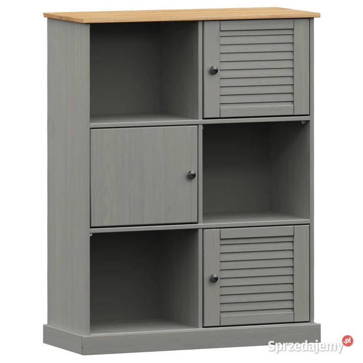 Szafka na książki VIGO szara 90x35x1145 drewno Warszawa sprzedam