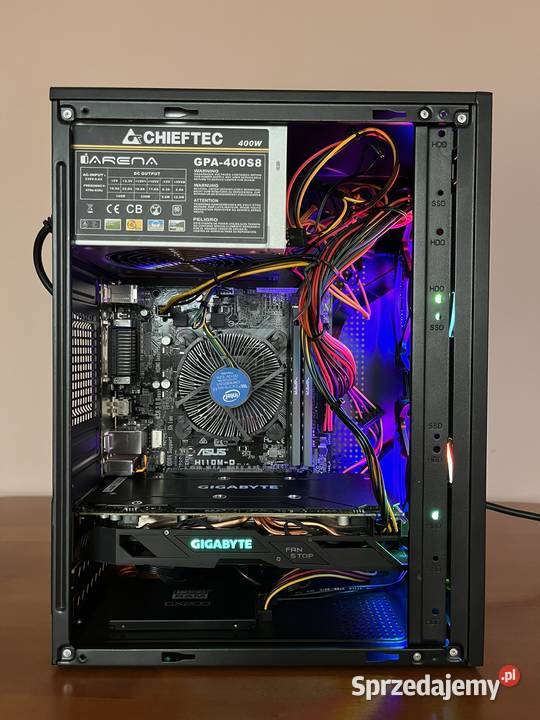 Komputer gamingowy mały i5rx 570 SSD 240GB 8GB Pozostałe Koszalin sprzedam