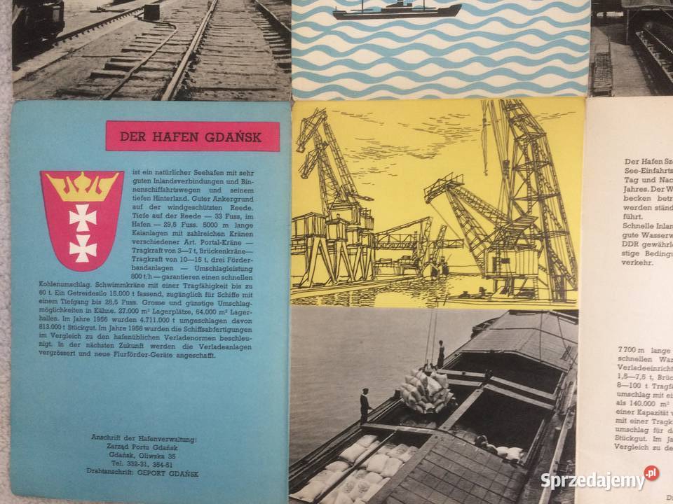 3477 Polskie Porty Gdańsk Szczecin Gdynia Antykwariat sprzedam