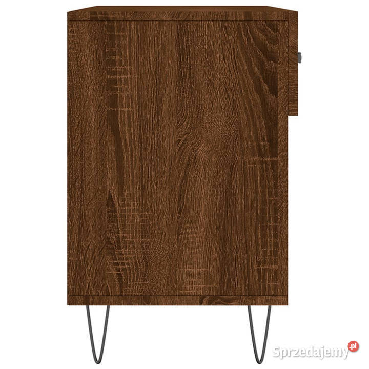 Ławka z miejscem na buty brązowy dąb 102x35x55