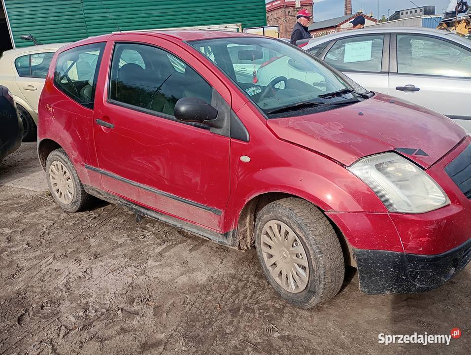 Citroen C2 12 EKQD zderzak przedni części Wałbrzych sprzedam