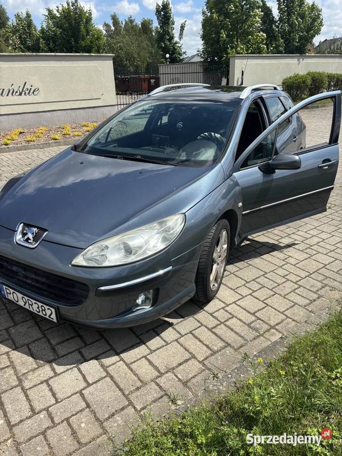 Peugeot 407 SW 20 145 LPG 2006 poduszka powietrzna 407 wielkopolskie Swarzędz