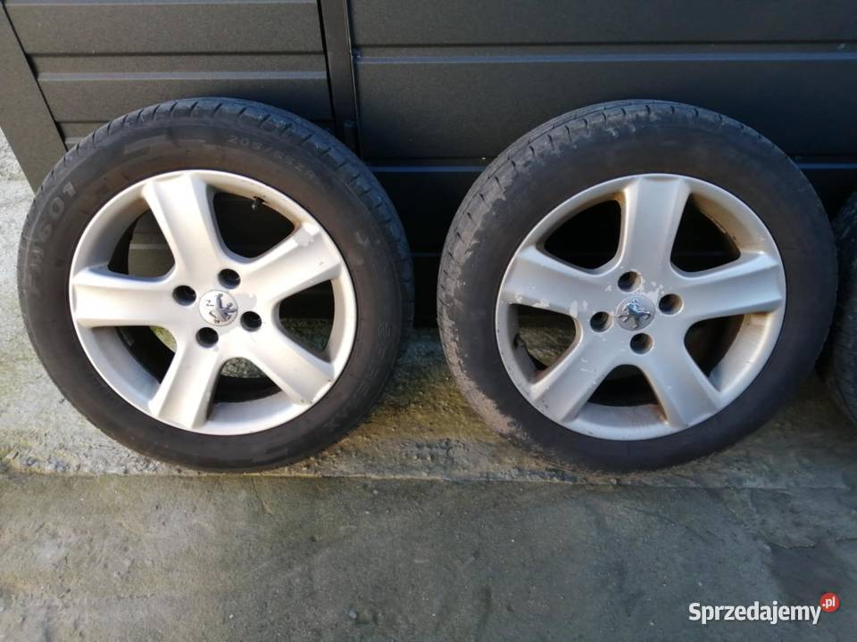 Koła PEUGEOT 16 4x108 oryginalne alufelgi opony Opony i felgi Opole Lubelskie