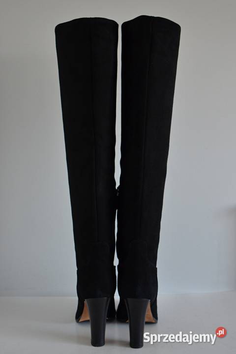 NIEPRZYZWOICIE SKROMNE kozaki The Seller czarny Białystok