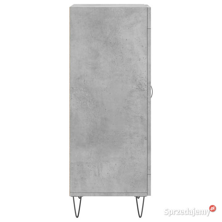 Szafka szarość betonu 345x34x90 materiał