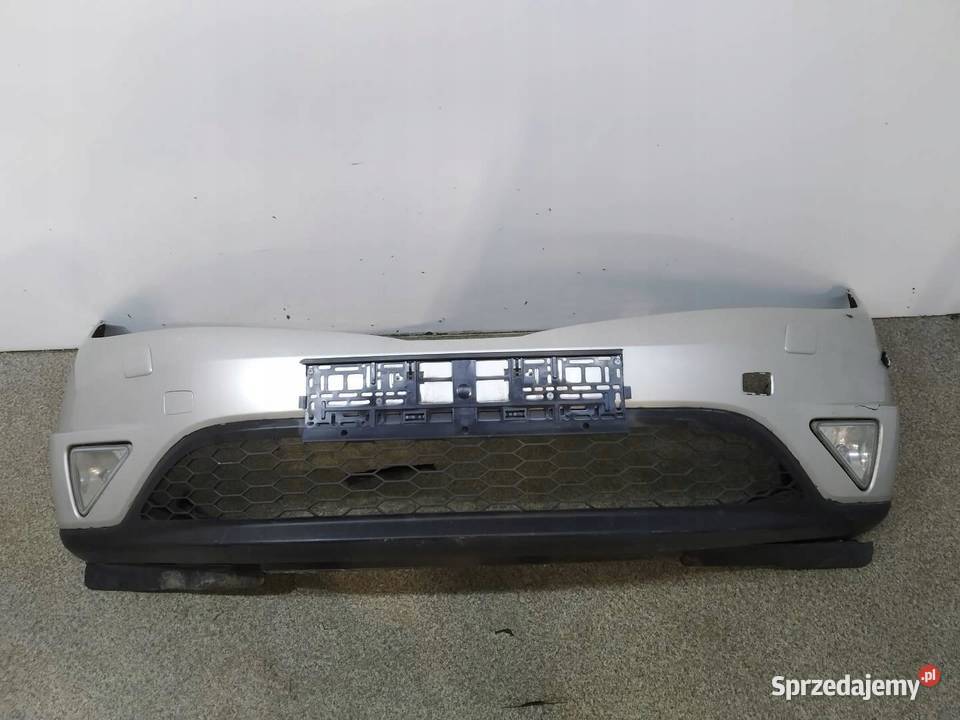 ZDERZAK PRZÓD SREBRNY SPRYSKIWACZE LEKKO