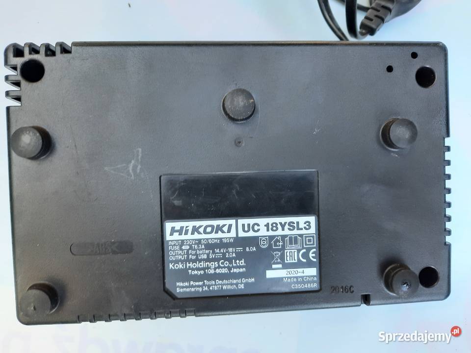 ŁADOWARKA HITACHI HIKOKI UC18YSL3 MULTIVOL 144V Szczerbice